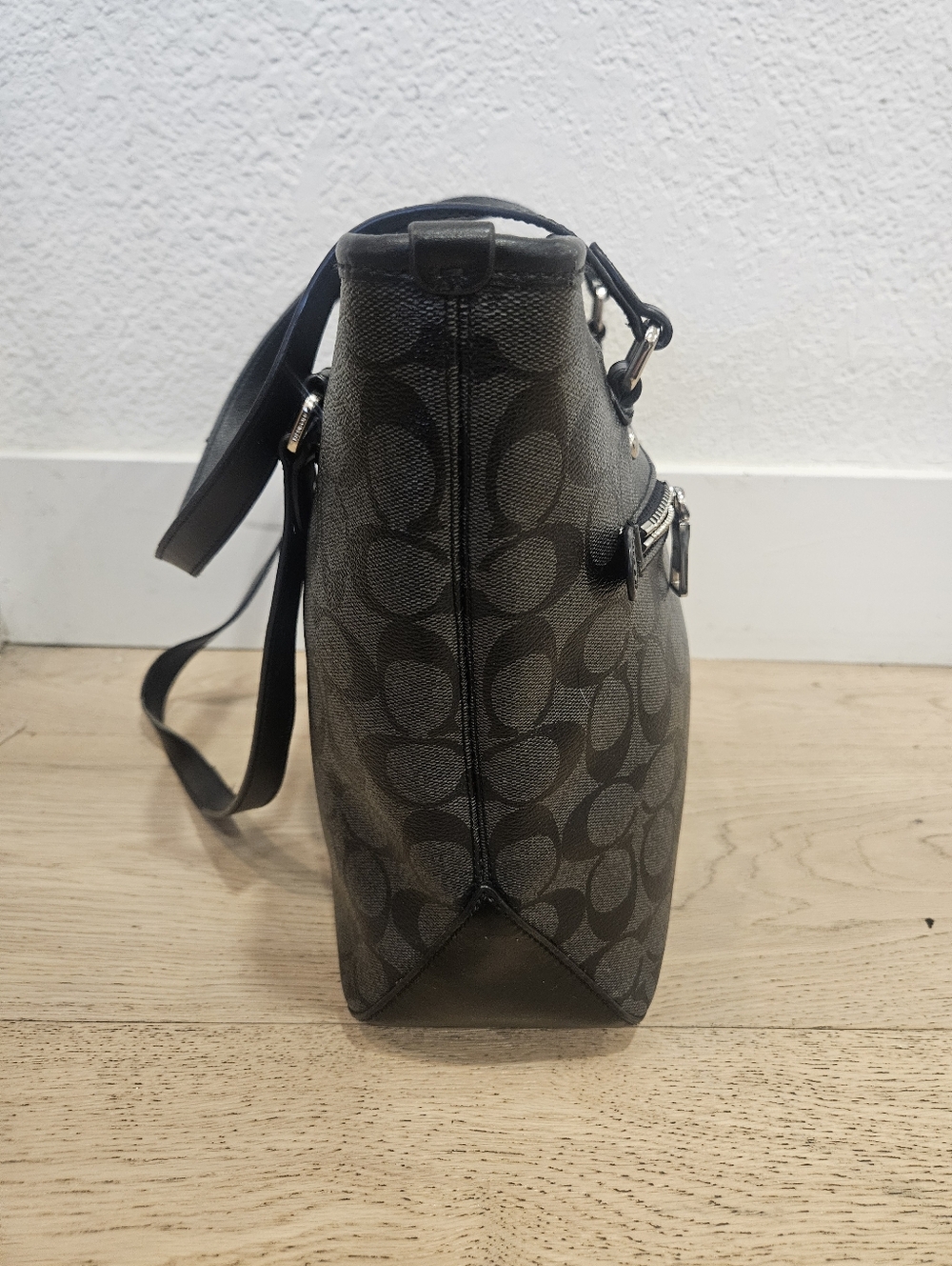 Coach Zip Top Tote - Picture 4 of 9